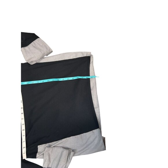 Loft Womens Mixed Media Sweater Blouse Size S Preppy Sloanie Academia - Picture 11 of 11